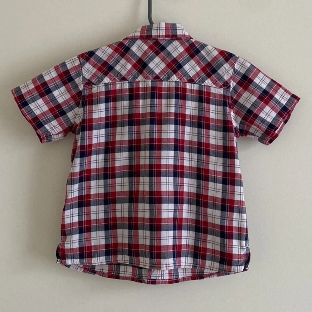 The Children’s Place Boys Madras Button Down Shirt